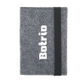 Identify GRS RPET Felt passport holder, grey