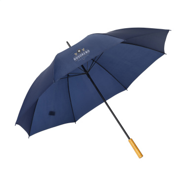 Logo trade corporate gift photo of: BlueStorm RCS RPET umbrella 30 inch