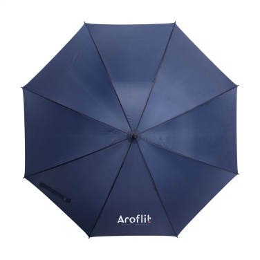 Logo trade promotional products image of: BlueStorm RCS RPET umbrella 30 inch