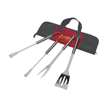 Logo trade business gift photo of: BBQ-Kit set