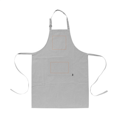 Logo trade promotional giveaways image of: Cocina GRS Recycled Cotton (160 g/m²) apron