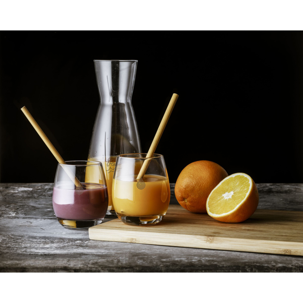 Logotrade promotional item picture of: ECO Bamboe Straw Set bamboo straws