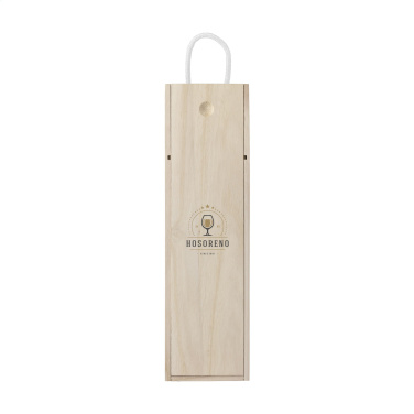 Logo trade advertising products image of: WineWood wine box