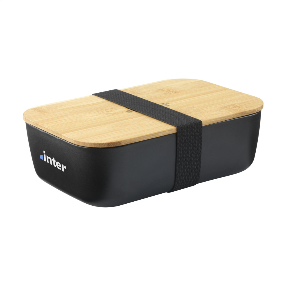 Logo trade promotional product photo of: Midori Bamboo Lunchbox