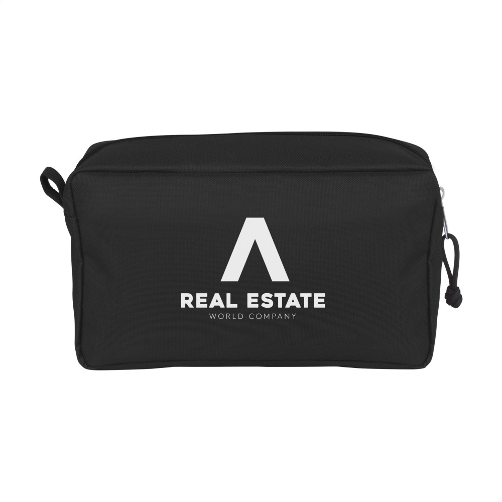 Logotrade promotional gift picture of: Stacey GRS RPET toiletry bag