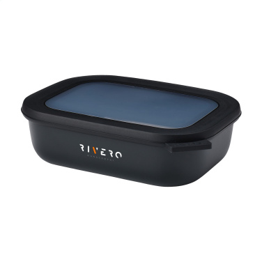 Logo trade promotional giveaways image of: Mepal Cirqula multi use rectangular bowl 1 L lunchbox