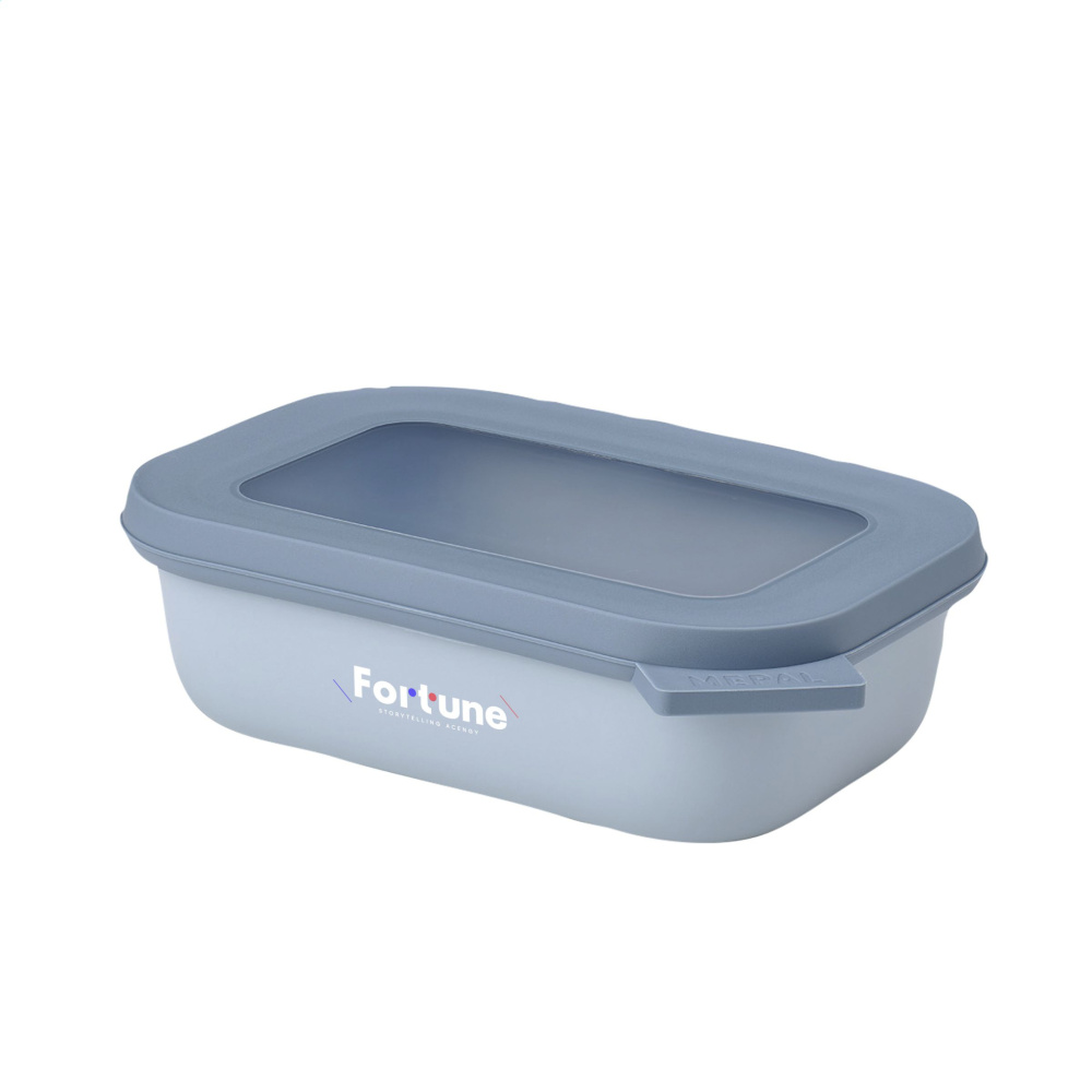 Logo trade promotional gift photo of: Mepal Cirqula multi use rectangular bowl 500ml lunchbox