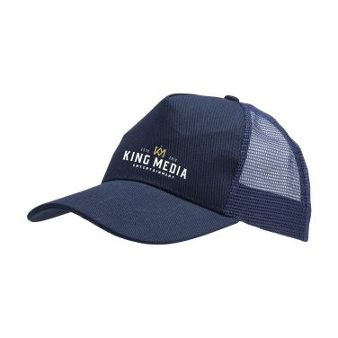 Logotrade promotional gift image of: Trucker Recycled Cotton cap