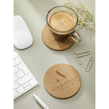 Logo trade promotional gift photo of: Cork Coaster Set