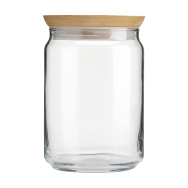 Logo trade promotional items image of: Wood Jar Storage