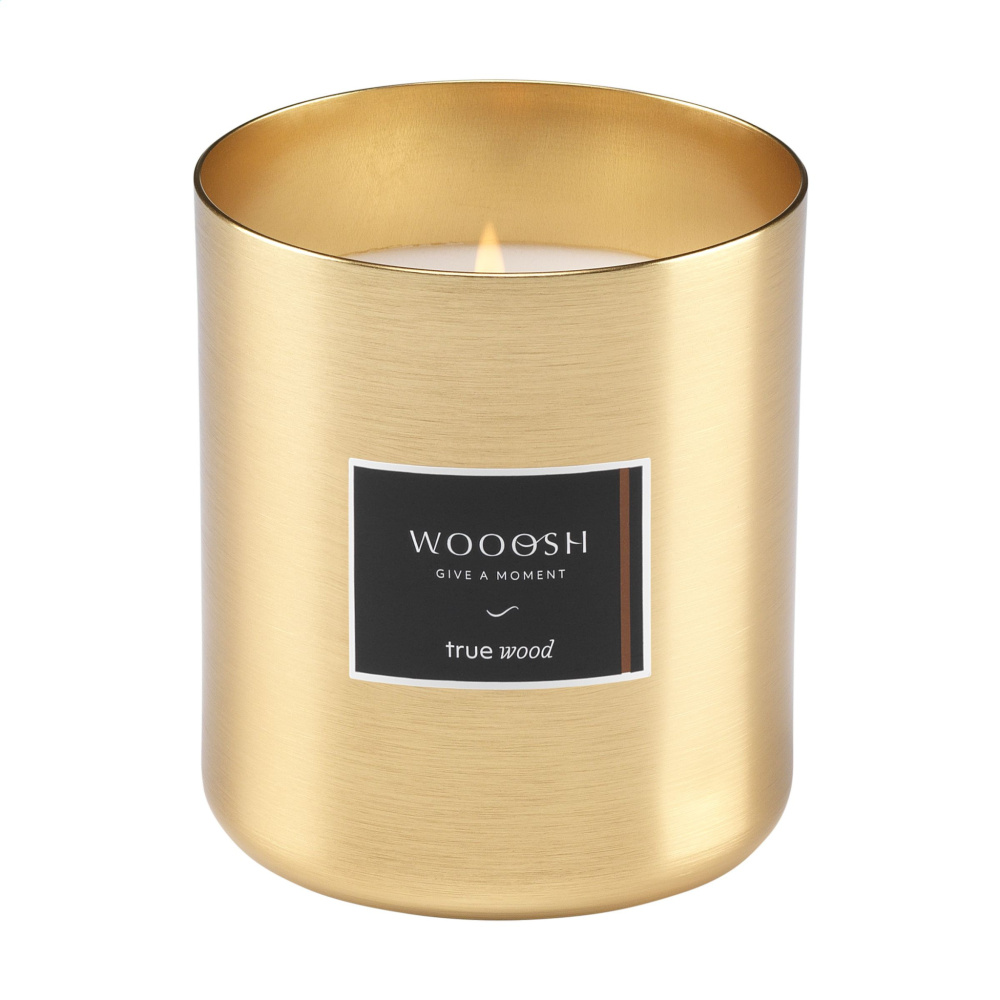 Logo trade business gifts image of: Wooosh Scented Candle True Wood