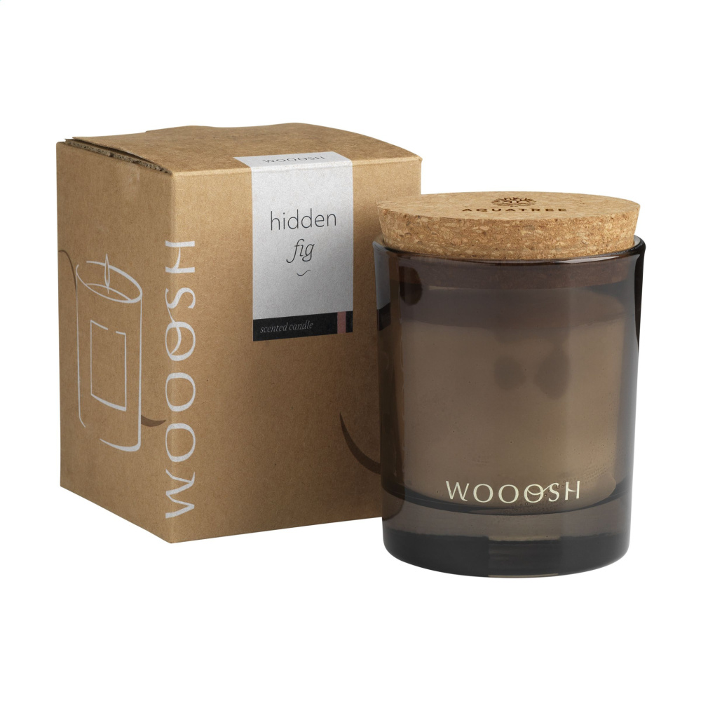 Logo trade corporate gifts picture of: Wooosh Scented Candle Hidden Fig