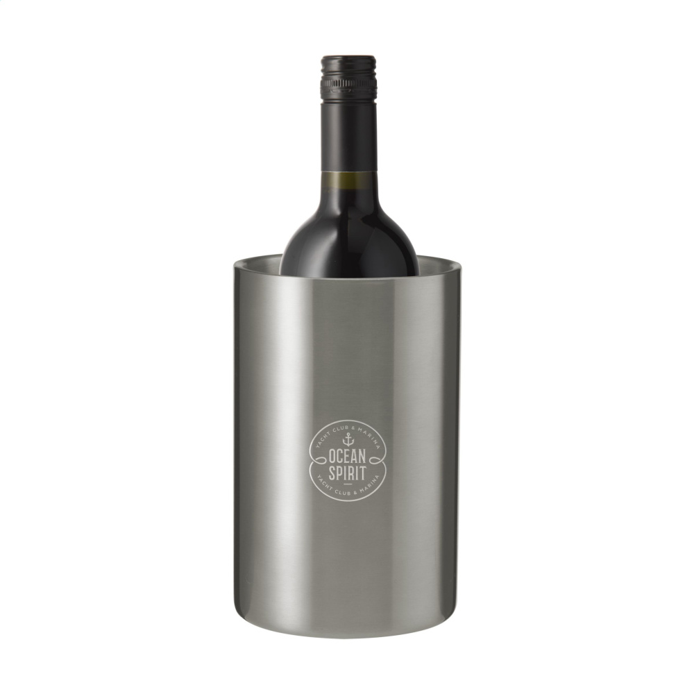 Logotrade promotional products photo of: CoolSteel RCS Recycled Steel wine cooler