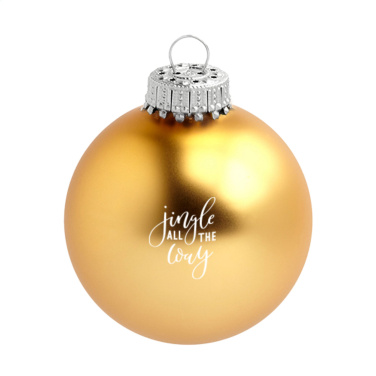 Logo trade corporate gifts picture of: Christmas Bauble Ø 6 cm - Made in Europe