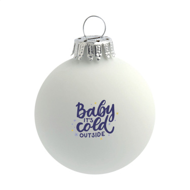 Logo trade business gifts image of: Christmas Bauble Ø 6 cm - Made in Europe