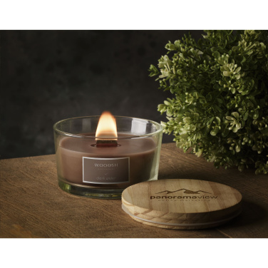 Logotrade corporate gifts photo of: Wooosh Flame Scented Candle Dark Amber