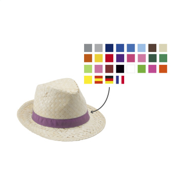 Logo trade promotional merchandise image of: Toledo Straw Hat