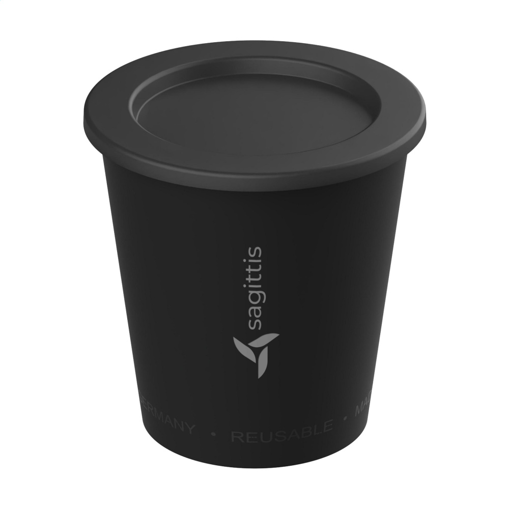 Logo trade promotional gifts picture of: Drinking Cup Bio-Based Lid 200 ml