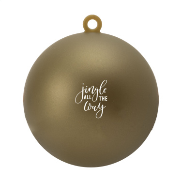 Logo trade promotional giveaways image of: Christmas Bauble Ø 7 cm Recycled PP - Made in Europe