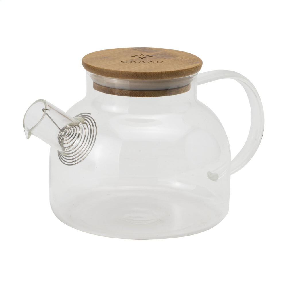 Logo trade promotional merchandise picture of: Teatime Glass Teapot