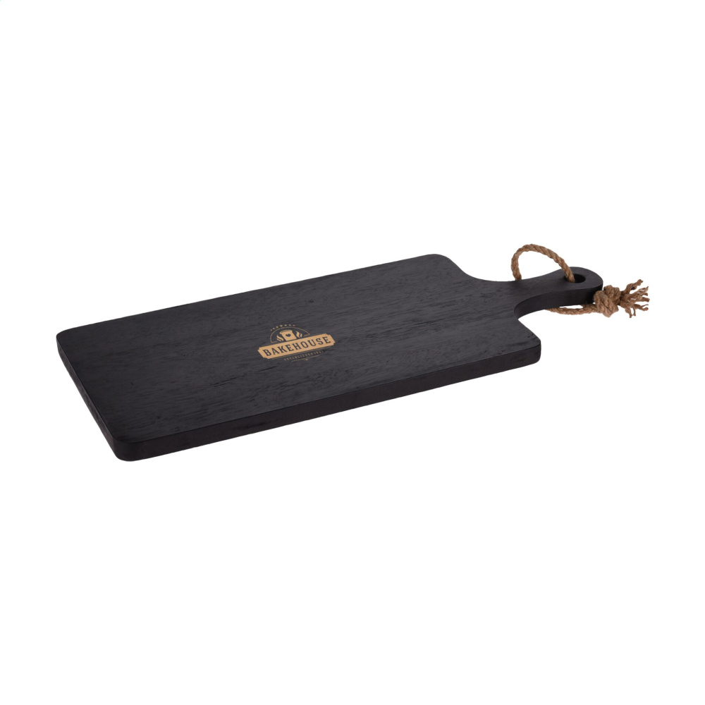 Logo trade promotional item photo of: Black Board Rubberwood cutting board