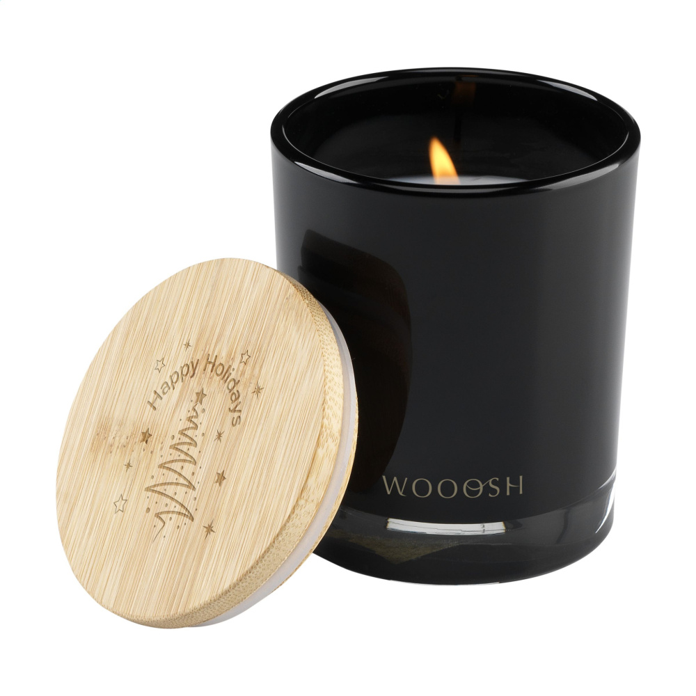 Logo trade promotional merchandise photo of: Wooosh Scented Candle Sweet Vanilla X-Mas