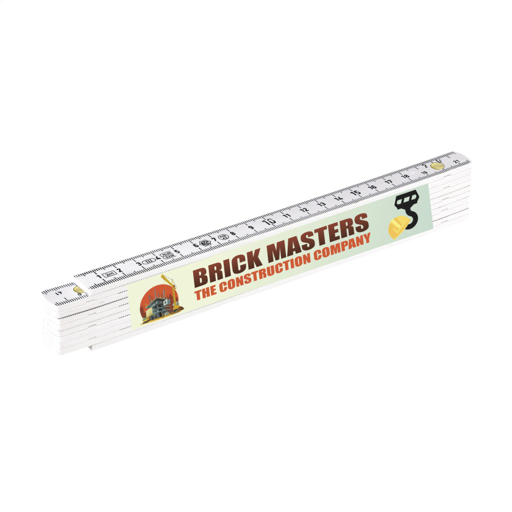 Logotrade promotional item picture of: Metric folding ruler