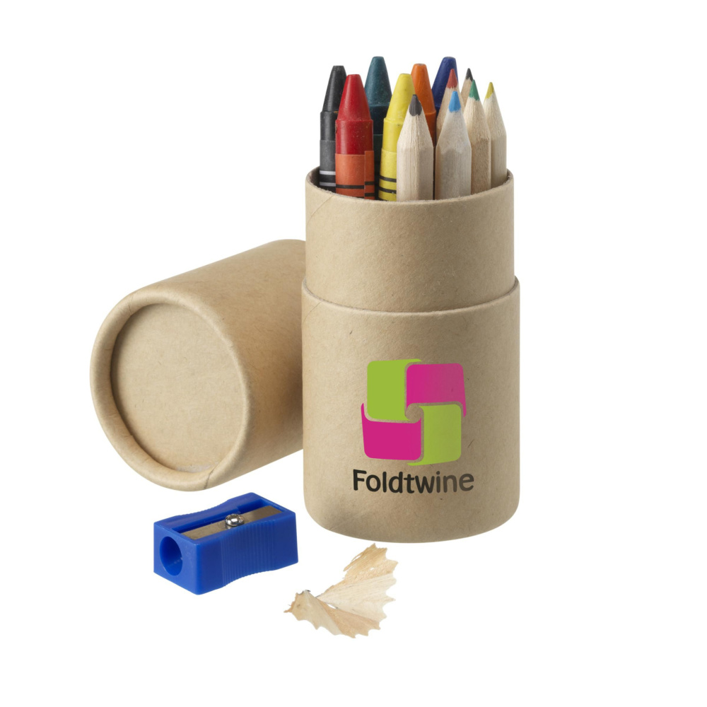 Logo trade corporate gifts image of: ColourJoy crayons