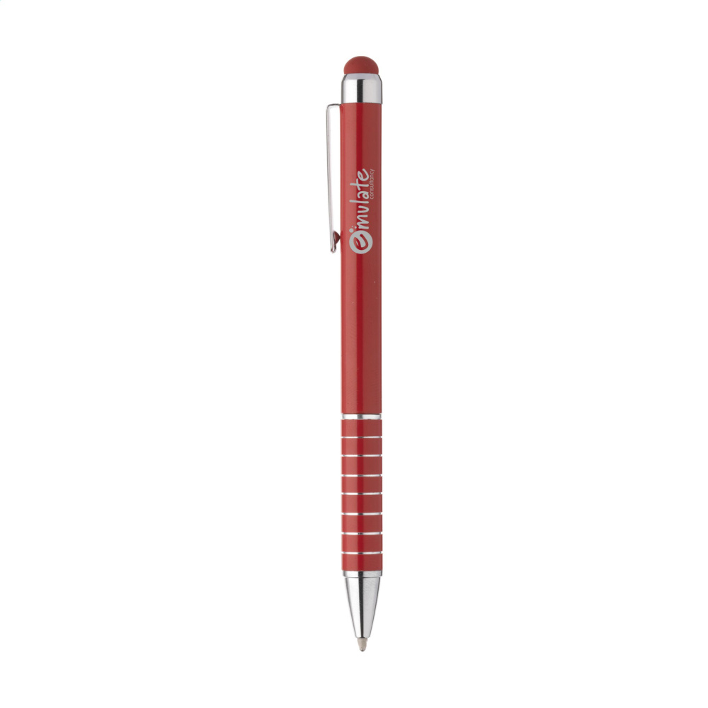 Logo trade promotional merchandise picture of: Lugano Touch stylus pen