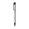 Ebony Rubberised pen, silver