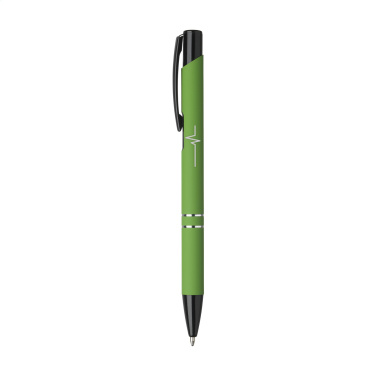 Logotrade promotional merchandise photo of: Ebony Rubberised pen