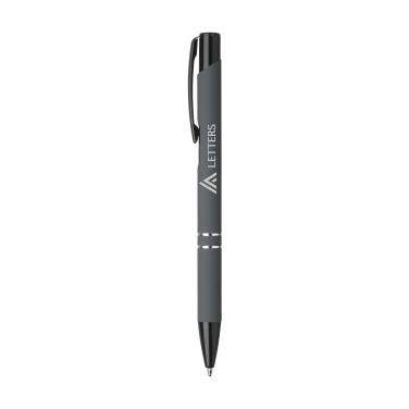 Logotrade promotional merchandise photo of: Ebony Rubberised pen