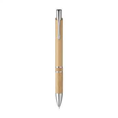 Logo trade promotional merchandise image of: Ebony Bamboo pen