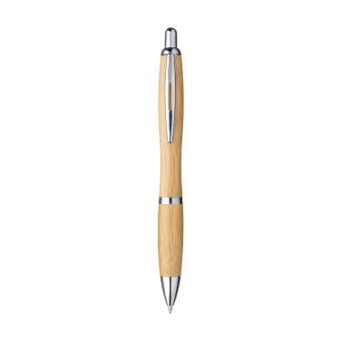 Logo trade business gifts image of: Athos Bamboo pen