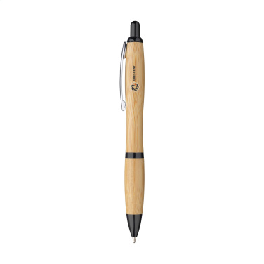 Logo trade promotional item photo of: Athos Bamboo pen