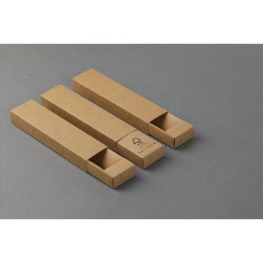 Logo trade corporate gifts image of: Gift Box Kraft Paper gift packaging