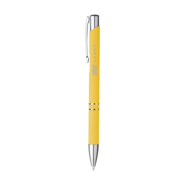 Logo trade corporate gift photo of: Ebony Soft Touch Accent pen