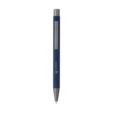 Logotrade promotional merchandise picture of: Brady Soft Touch Recycled Alu pens