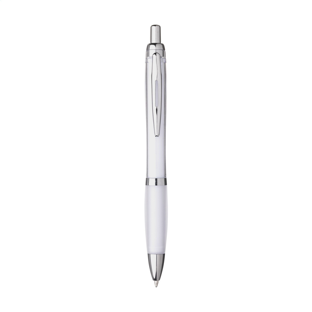 Logo trade advertising product photo of: Athos Solid GRS Recycled ABS pen