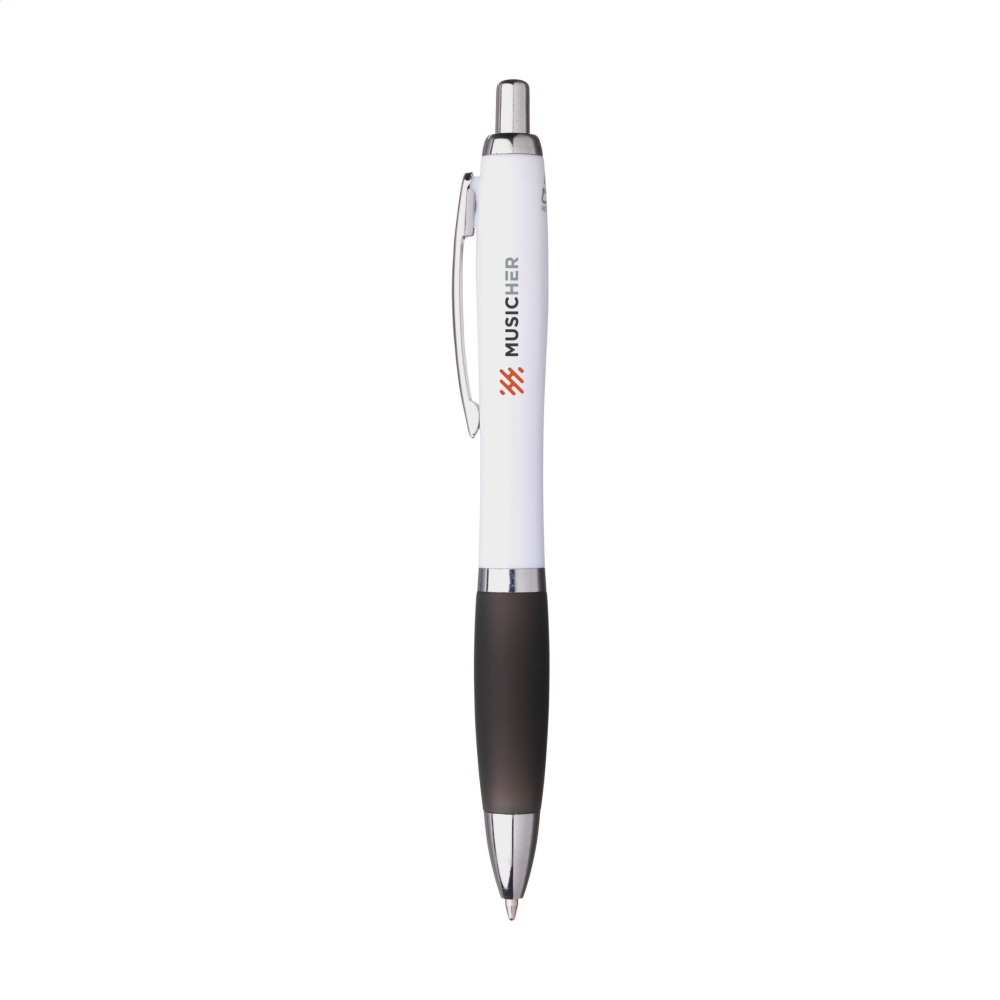 Logo trade corporate gift photo of: Athos Trans GRS Recycled ABS pen