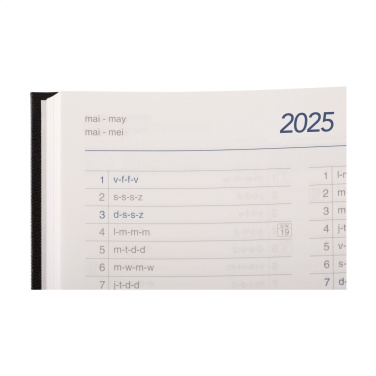 Logo trade promotional products image of: Eurodirect Balacron diary A5 4-languages