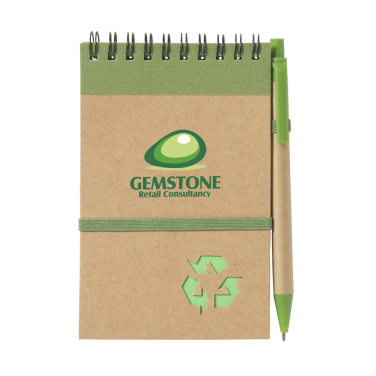 Logotrade promotional product image of: RecycleNote-M Paper notebook