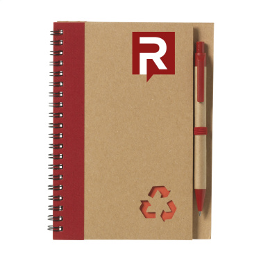 Logo trade promotional products picture of: Recycle Note-L Paper notebook