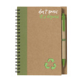 Recycle Note-L Paper notebook, green