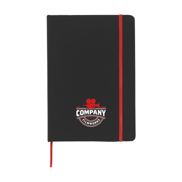 Logo trade promotional merchandise picture of: BlackNote A5 Paper notebook