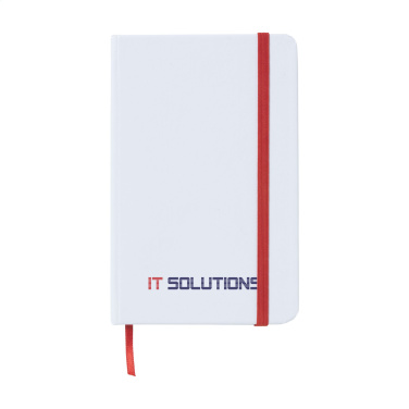 Logo trade promotional items picture of: WhiteNote A6 Paper notebook