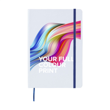 Logo trade promotional merchandise picture of: WhiteNote A5 Paper notebook