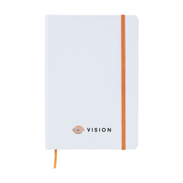 Logo trade promotional giveaway photo of: WhiteNote A5 Paper notebook