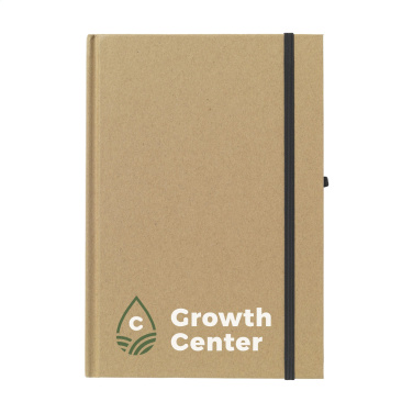 Logo trade promotional merchandise photo of: Pocket ECO Paper A5 notebook