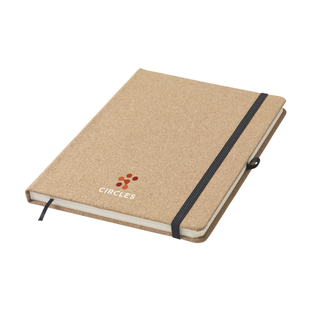 Logo trade promotional gifts image of: CorkNote A5 Paper notebook